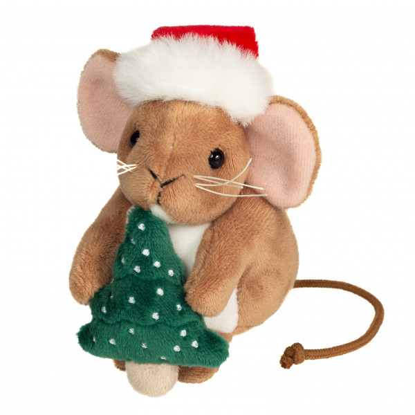mouse holding Christmas tree 946236